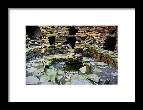 Mousa Broch Framed Print featuring the photograph Circular Mystery by HweeYen Ong
