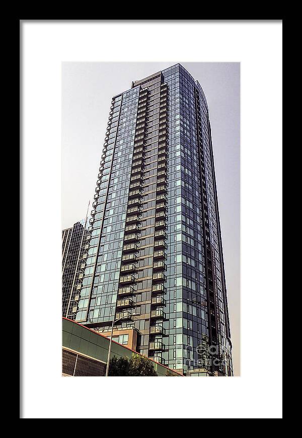 Cirrus Framed Print featuring the photograph Cirrus Seattle Apartment Building by David Oppenheimer
