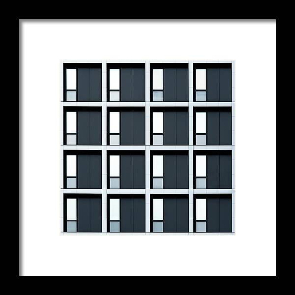 Urban Framed Print featuring the photograph Square - City Grid 7 by Stuart Allen