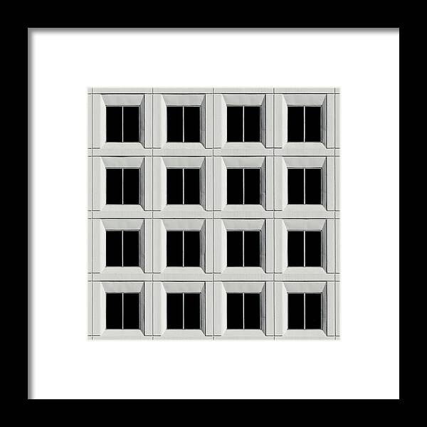 Urban Framed Print featuring the photograph Square - City Grid 8 by Stuart Allen