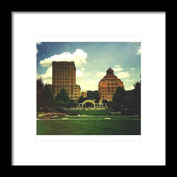 Asheville Framed Print featuring the photograph City Gritty. #asheville by Simon Nauert