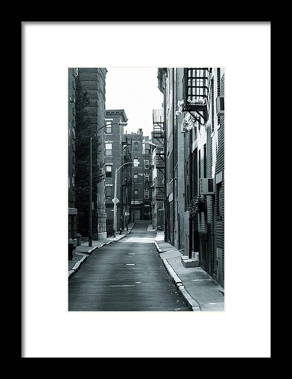 Boston Framed Print featuring the photograph City street by Jason Hughes