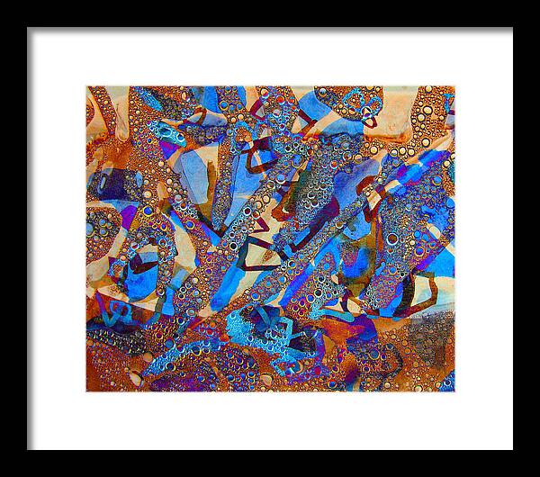 Abstract Framed Print featuring the photograph Clamor for Klimt by Matt Cegelis