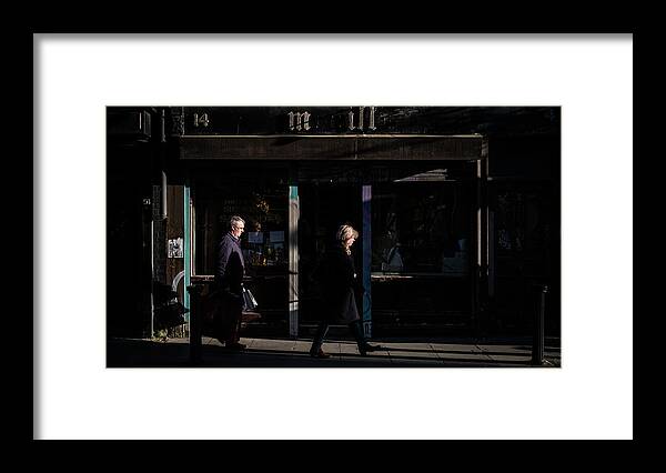 Candid Framed Print featuring the photograph Clarendon street - Dublin, Ireland - Color street photography by Giuseppe Milo