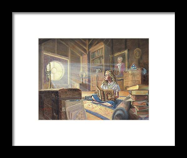 Jeff Framed Print featuring the painting Clarity by Jeff Brimley