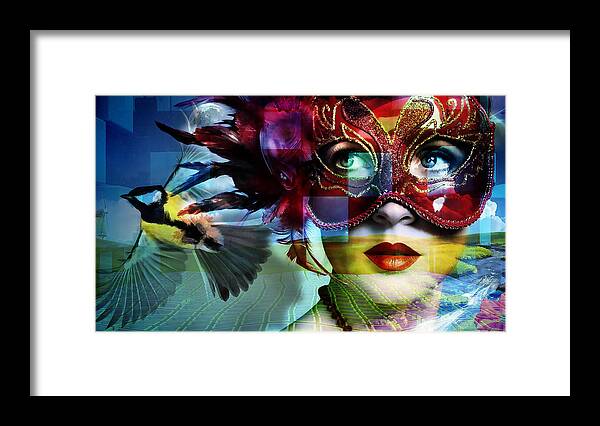 Fantasy Framed Print featuring the mixed media Clarity by Marvin Blaine