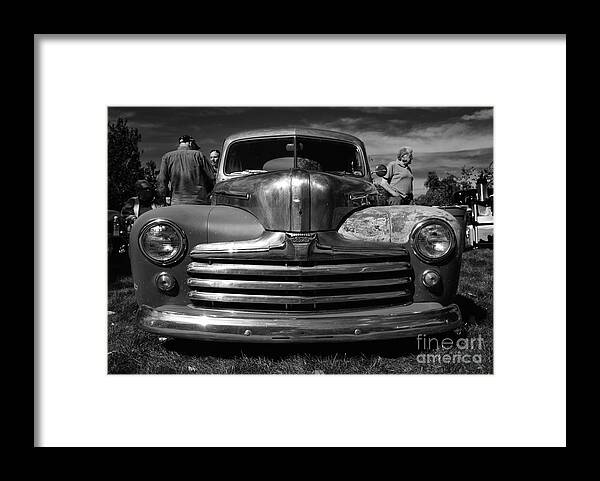 Cars Framed Print featuring the photograph Classic Cars - Ford Front End by Jason Freedman