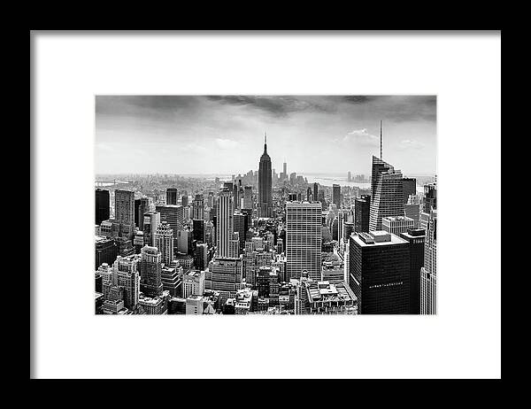 Empire State Building Framed Print featuring the photograph Classic New York by Az Jackson