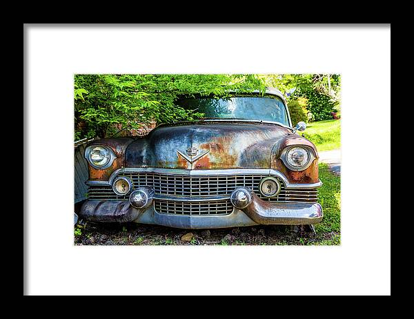 Abandoned Framed Print featuring the photograph Classic Old Cadillac by Darryl Brooks