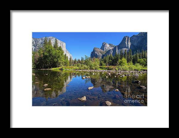 Yosemite Framed Print featuring the photograph Classic Valley View by Mimi Ditchie
