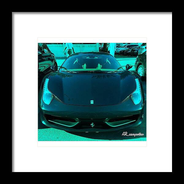 458 Framed Print featuring the photograph Clean 458! Can You Spot The Error? by AR Carspotter