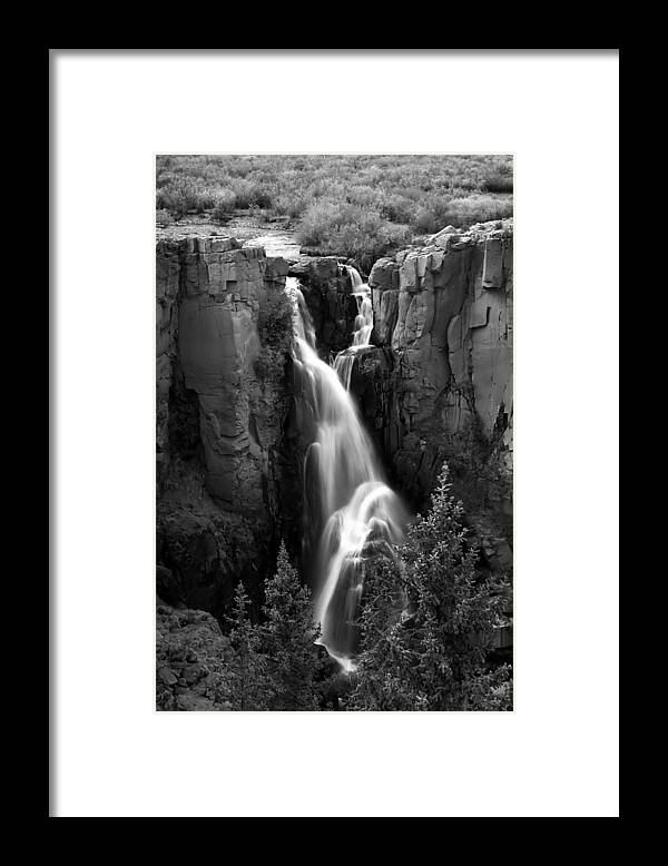 Clear Framed Print featuring the photograph Clear Creek Falls by Farol Tomson