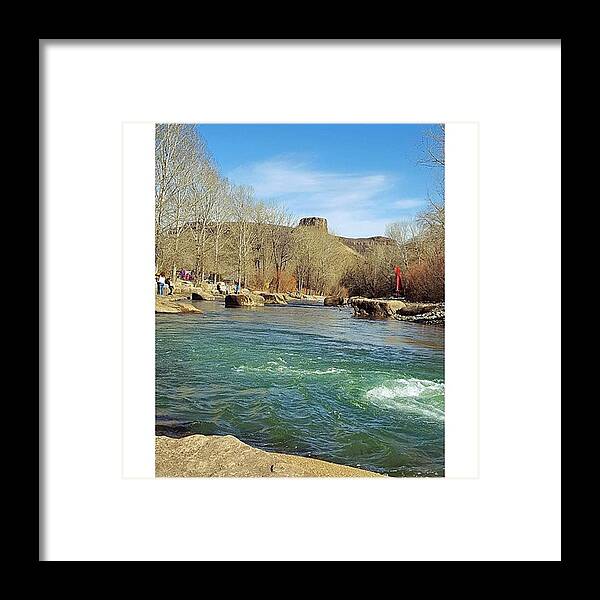 Golden Framed Print featuring the photograph Clear Creek
#colorado #golden #creek by Viviana Rueda