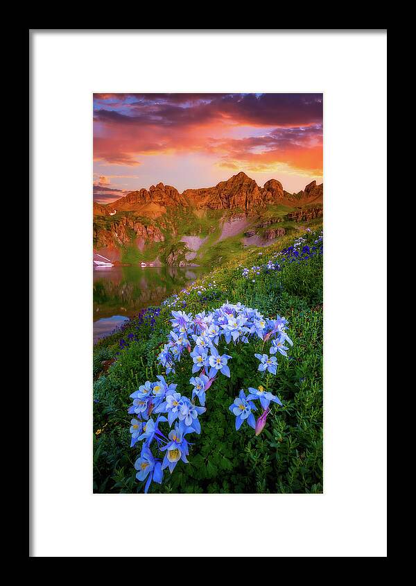 Lake Framed Print featuring the photograph Clear Lake Summer by Darren White