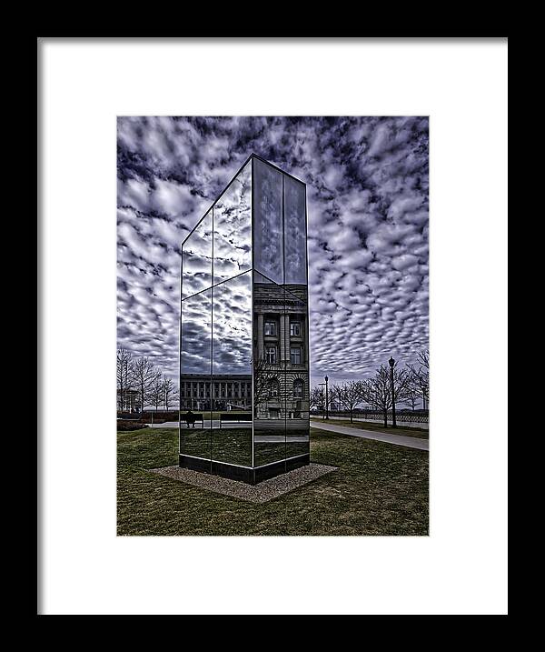 Cleveland Framed Print featuring the photograph Cleveland Blues by Jackie Sajewski