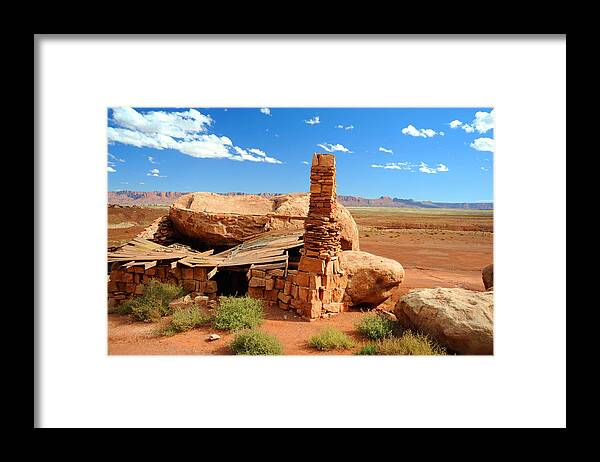 Photograph Framed Print featuring the photograph Cliff Dwellers by Richard Gehlbach