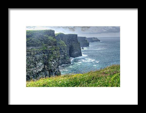 Ireland Framed Print featuring the photograph Cliffs of Moher by Alan Toepfer