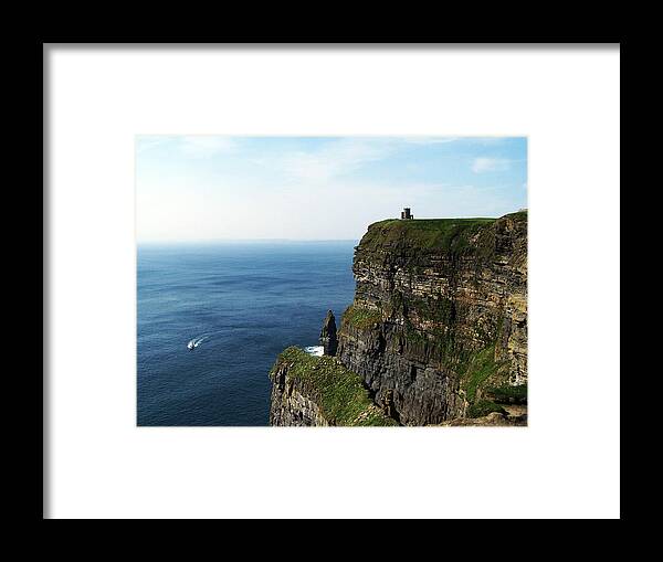Irish Framed Print featuring the photograph Cliffs of Moher Ireland by Teresa Mucha