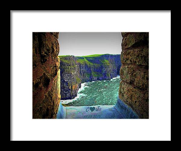  Framed Print featuring the photograph Cliffs Personalized by Tara Potts