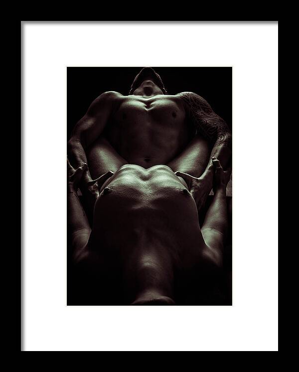 Nude Framed Print featuring the photograph Climax by David Quinn