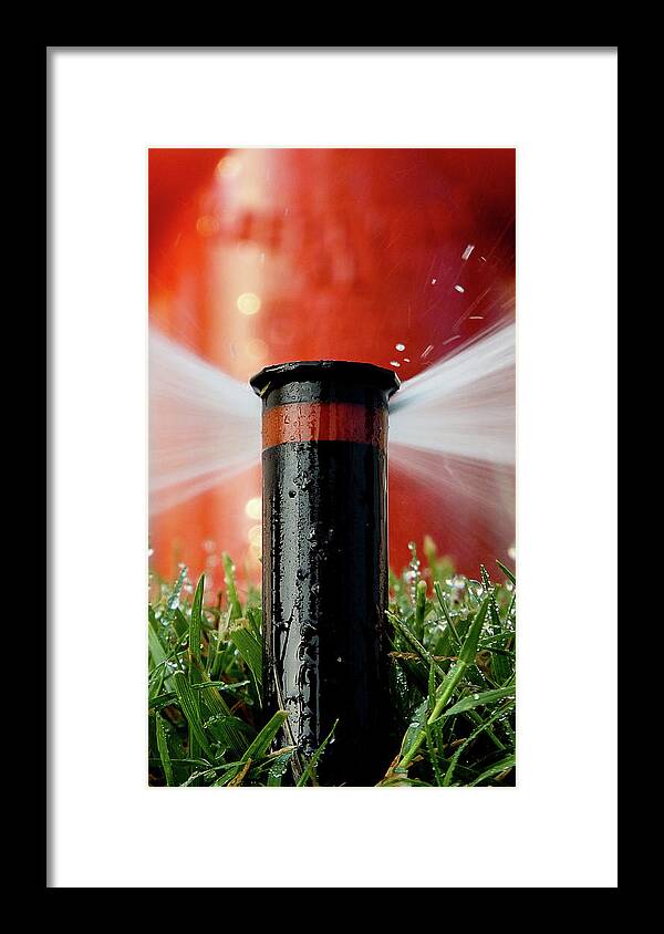 Fire Hydrant Framed Print featuring the photograph Climax by MotionOne Studios