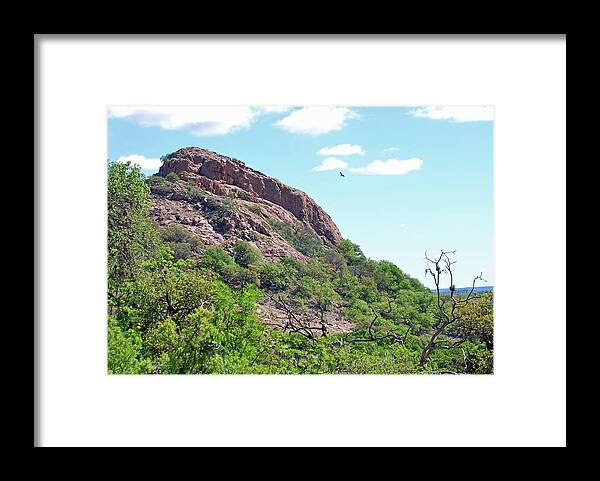 Rock Framed Print featuring the photograph Climbing Rock by Teresa Blanton