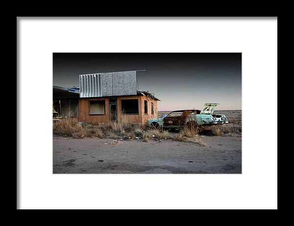 Abandoned Framed Print featuring the photograph Closed by DArcy Evans