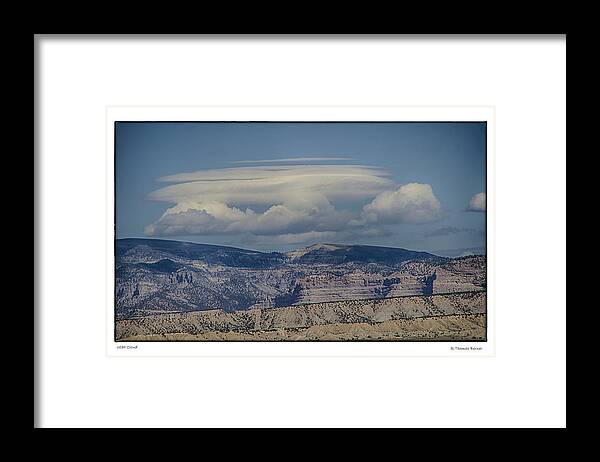 Landscape Framed Print featuring the photograph Cloud on Route 6 by R Thomas Berner