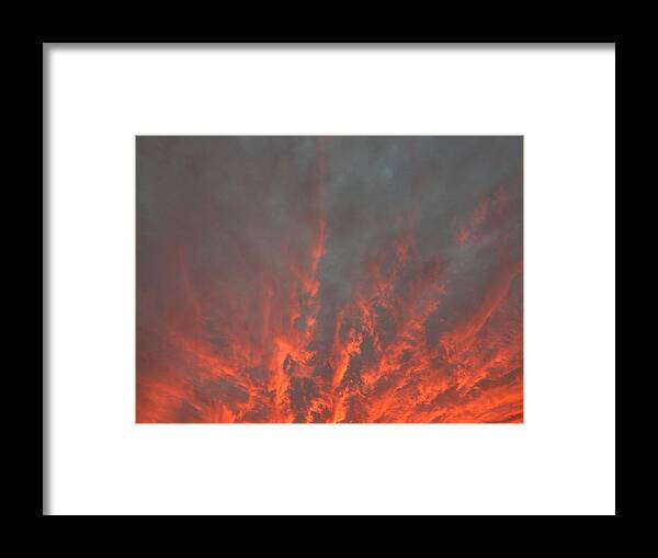 Landscape Framed Print featuring the photograph Clouds 57 by George Ramos