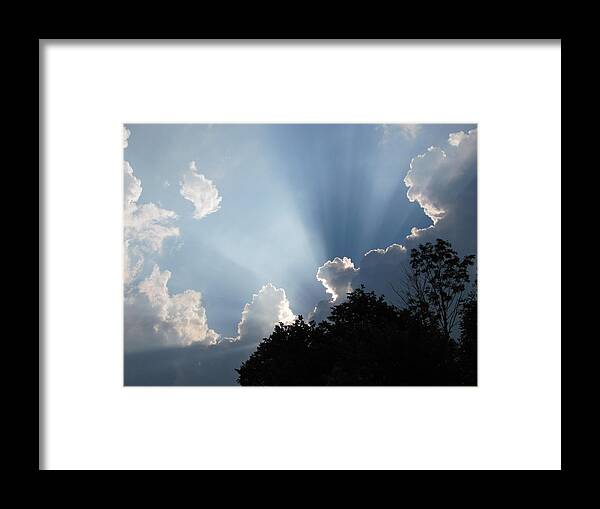 Clouds Framed Print featuring the photograph Clouds 9 by Douglas Pike