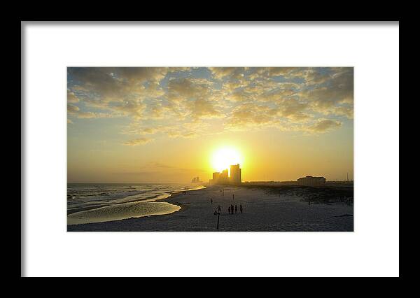 Alabama Framed Print featuring the photograph Clouds at Orange Beach - Gulf Shores by James-Allen