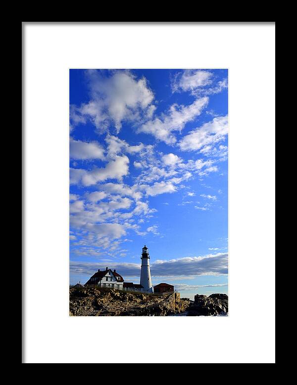Maine Framed Print featuring the photograph Clouds by Colleen Phaedra