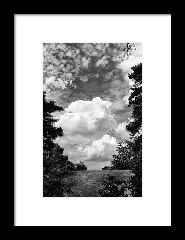 Clouds Framed Print featuring the photograph Clouds Illusions by Jessica Jenney