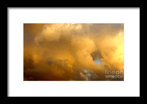 Cloud Framed Print featuring the photograph Clouds Illusions by Leanne Seymour