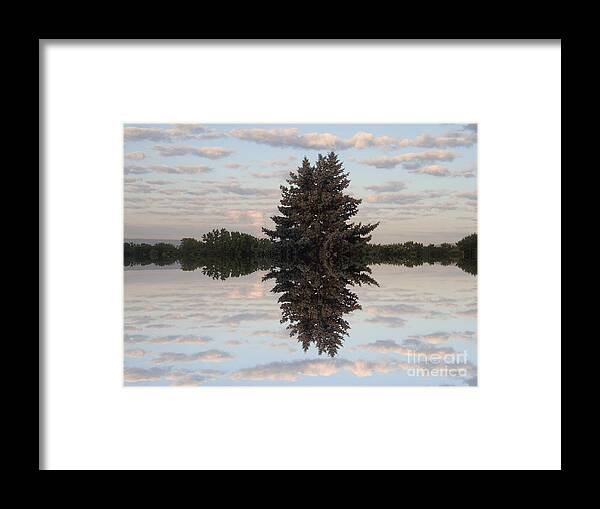 Nepa Framed Print featuring the photograph Clouds Up and Down by Christina Verdgeline