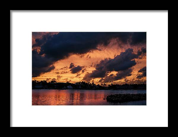 Clouds Framed Print featuring the photograph Cloudscape by Laura Fasulo