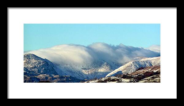 Clouds Framed Print featuring the photograph Cloudy mountains by Lukasz Ryszka