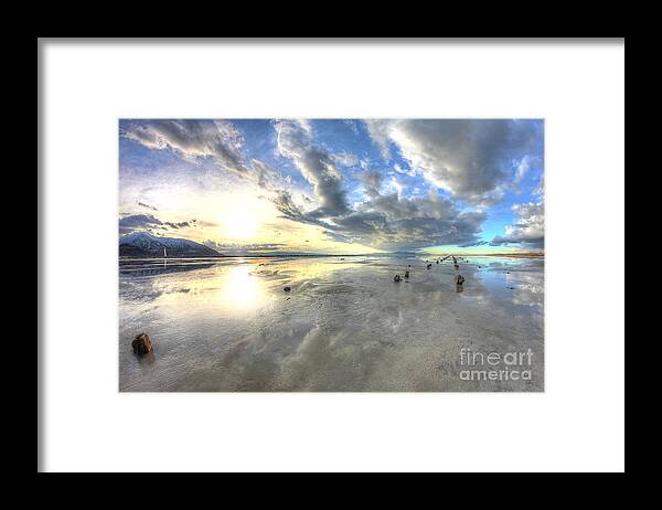 Clouds Framed Print featuring the photograph Cloudy Perspective by Spencer Baugh