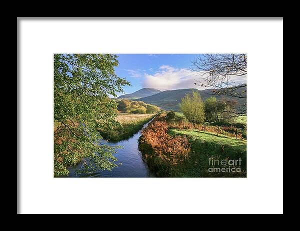 Cnicht Framed Print featuring the photograph Cnicht and Moelwyn Mars, Snowdonia National Park, Wales by Philip Preston