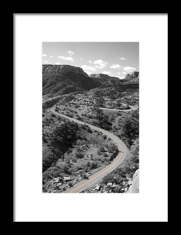 Cnm Switchbacks Framed Print featuring the photograph CNM Switchbacks by Dylan Punke