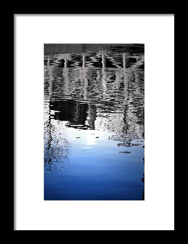 Water Framed Print featuring the photograph Coal Harbour Marina - f2g by Richard Andrews