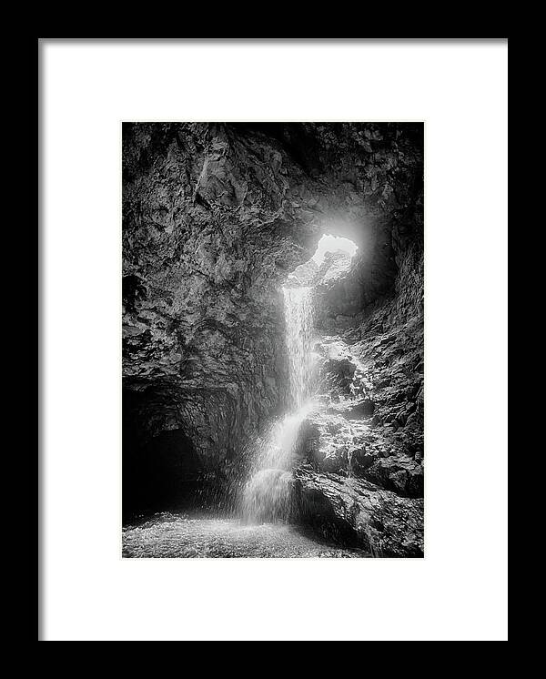 Napali Coast Framed Print featuring the photograph Coastal Cave by Jason Wolters