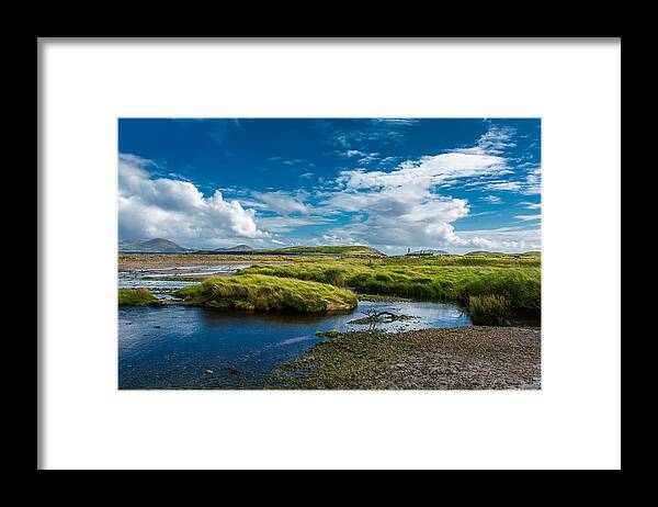 Ireland Framed Print featuring the photograph Coastal Landscape in Ireland by Andreas Berthold