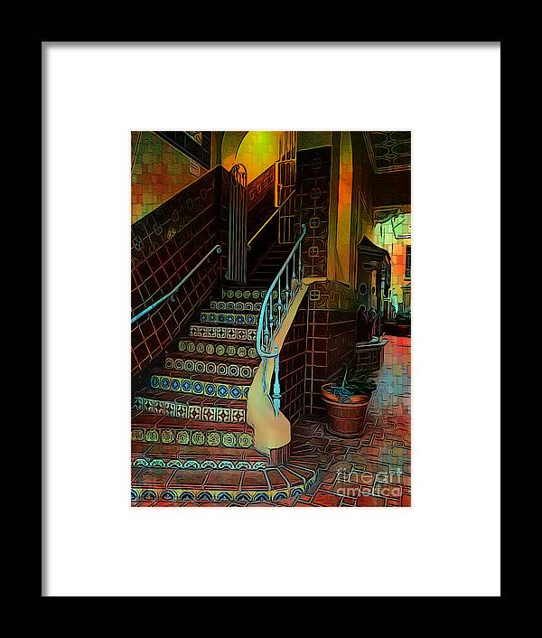 Cobblestone Framed Print featuring the photograph Cobblestone and Tile by Jenny Revitz Soper