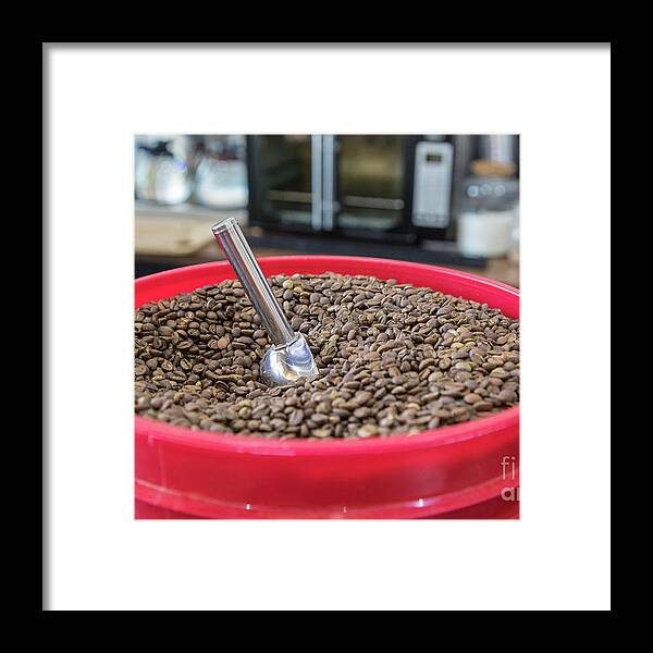 Coffee Framed Print featuring the photograph Coffee Beans by Jim West
