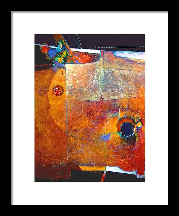 Print Framed Print featuring the painting Coffee Cup Eclipse by Dale Witherow