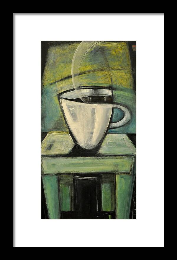 Coffee Framed Print featuring the painting Coffee. Table. 2 by Tim Nyberg
