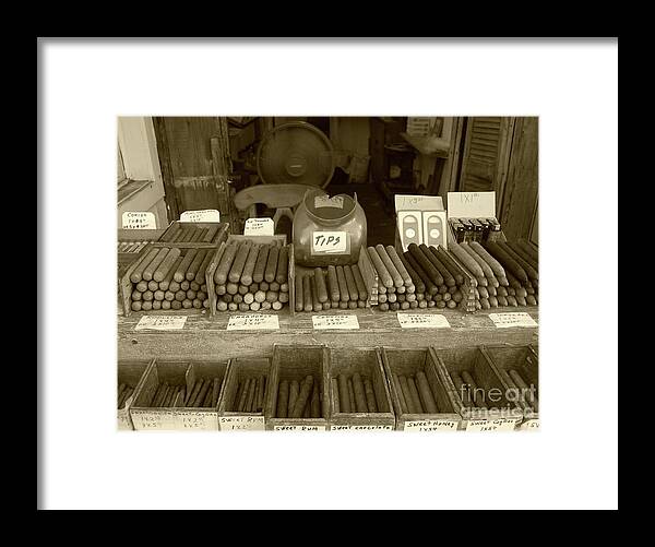 Cigar Framed Print featuring the photograph Cohiba by Debbi Granruth
