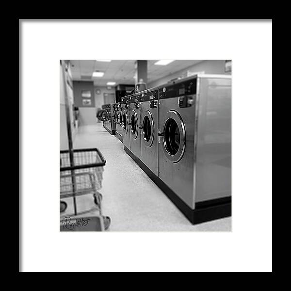 Laundry Framed Print featuring the photograph Coin Wash by Ann Ranlett