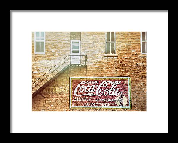 Coke Framed Print featuring the photograph Coke Classic by Darren White